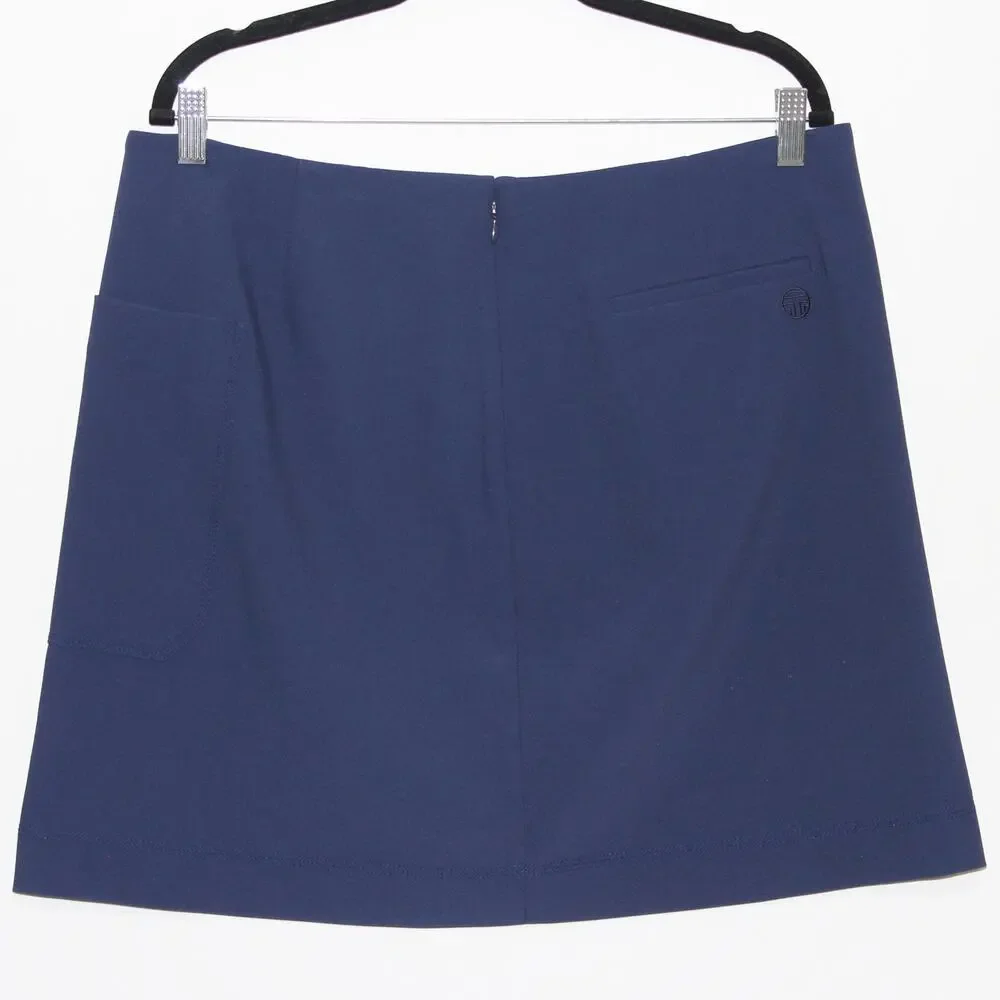 Tory Burch Tory Sport Navy Athletic Skirt with Pocket Size XL